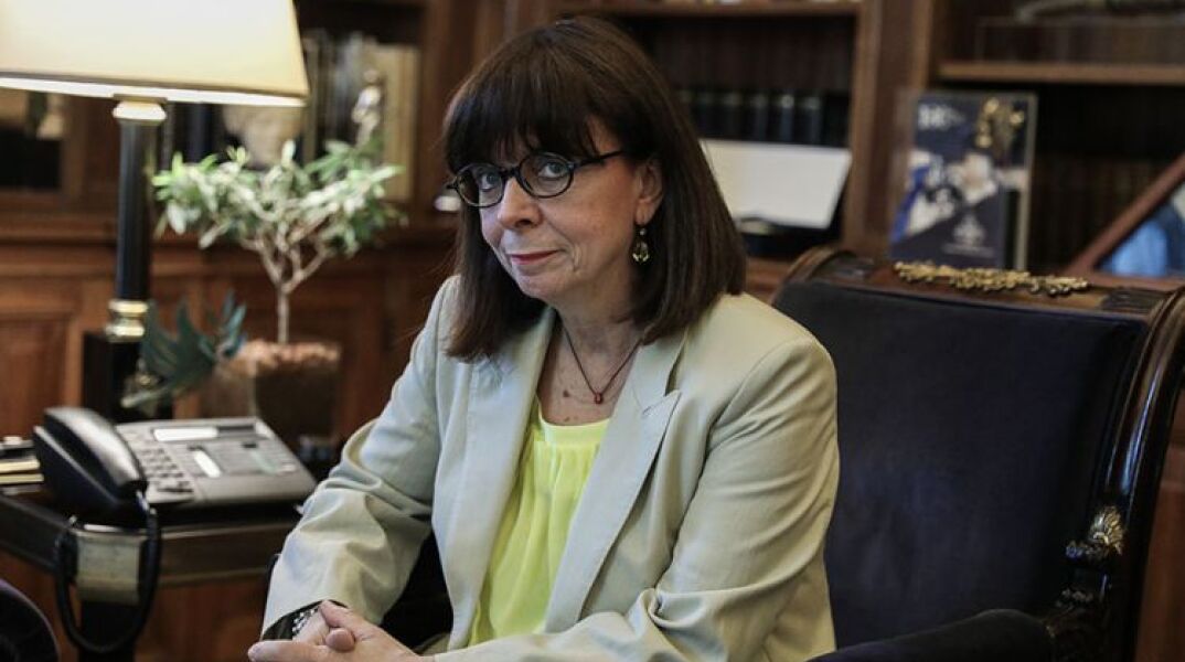 Η Πρόεδρος της Δημοκρατίας Αικατερίνη Σακελλαροπούλου 