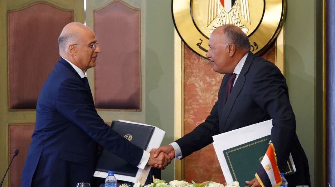 Οι ΥΠΕΞ Ελλάδας και Αιγύπτου