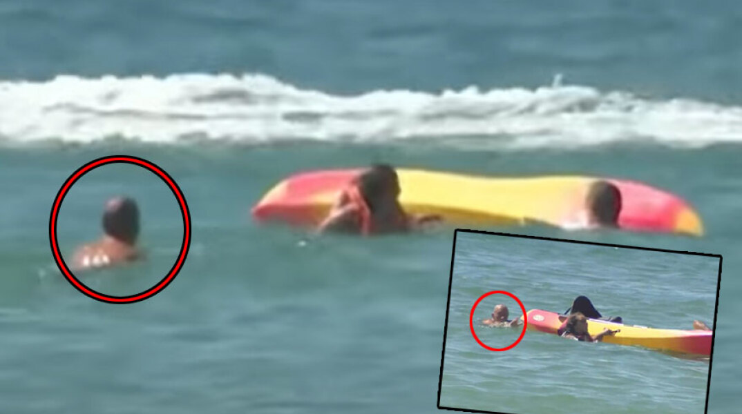 Ο πρόεδρος της Πορτογαλίας βοήθησε δύο γυναίκες που παρασύρθηκαν από τα ορμητικά ρεύματα