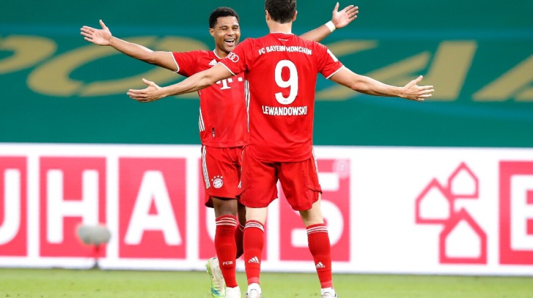 Ρόμπερτ Λεβαντόφσκι και Σερζ Γκνάμπρι