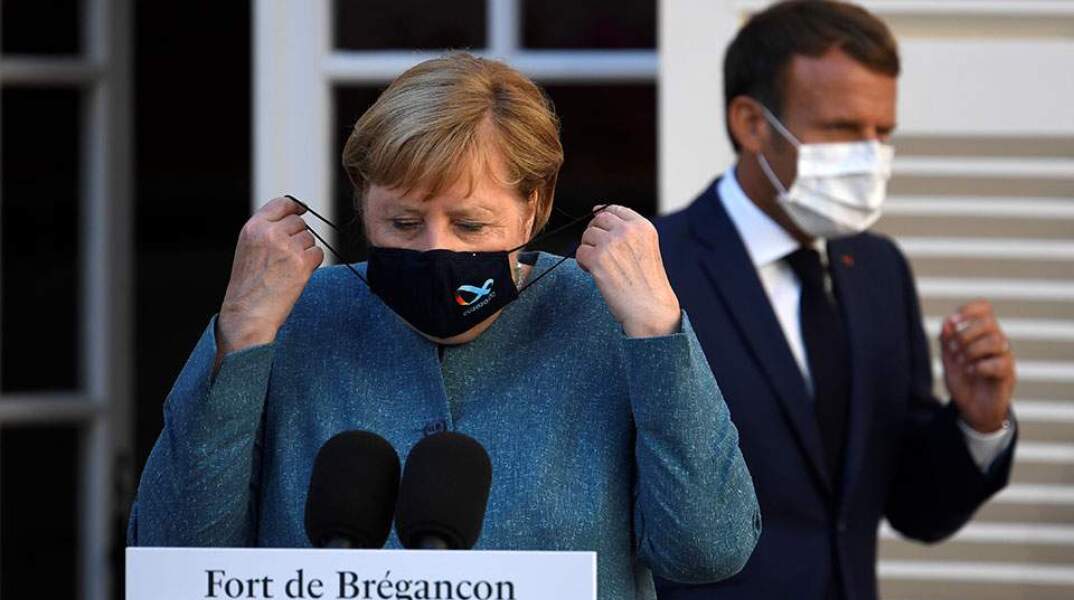 Άνγκελα Μέρκελ- Εμανουέλ Μακρόν 