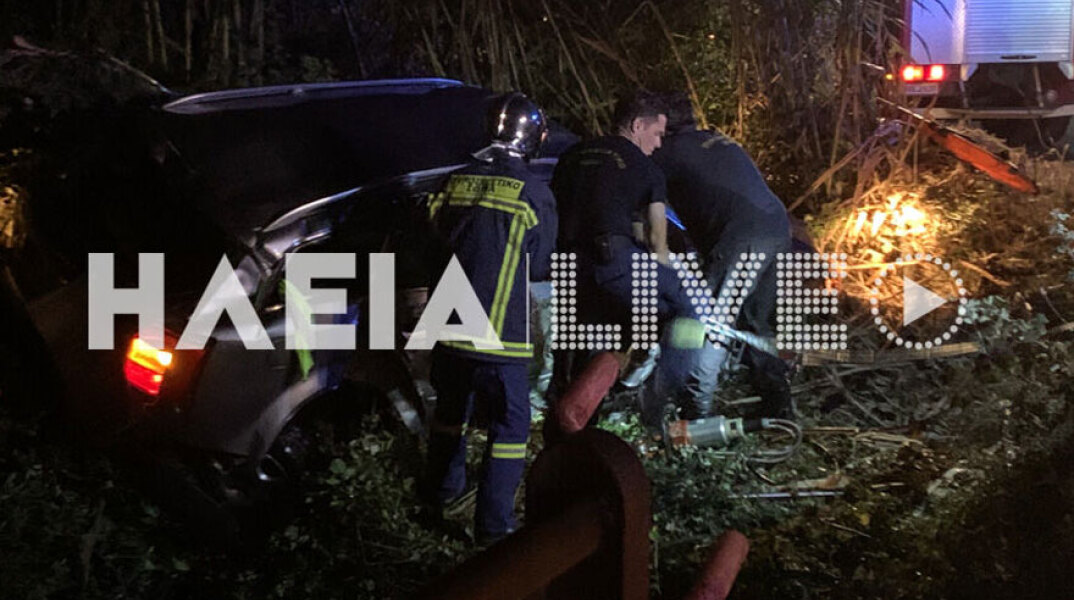 Δύο νεκροί σε τροχαίο δυστύχημα στην Αμαλιάδα - Αυτοκίνητο έπεσε σε αρδευτικό κανάλι