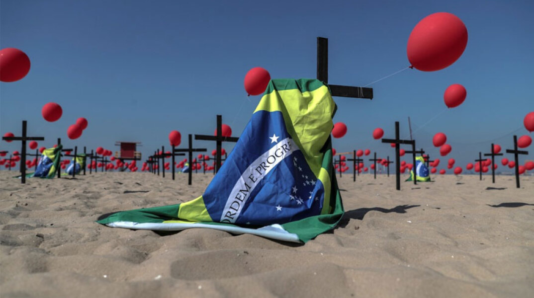 Κορωνοϊός: Στη δεύτερη θέση της λίστας η Βραζιλία με τους περισσότερους νεκρούς από Covid-19