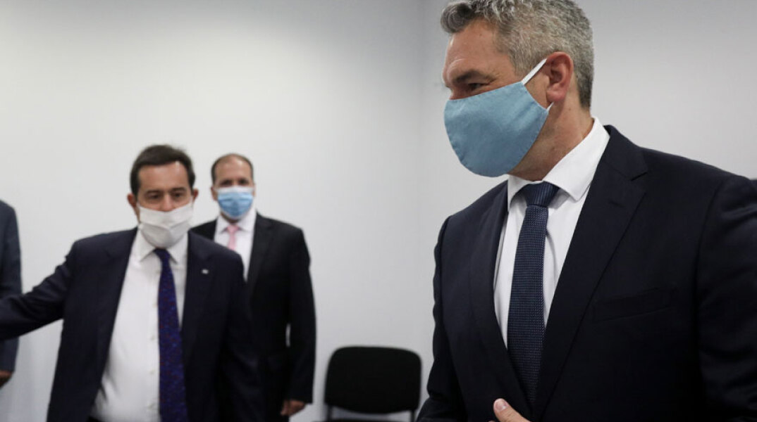 ΣΥΝΑΝΤΗΣΗ ΤΟΥ ΥΠΟΥΡΓΟΥ ΜΕΤΑΝΑΣΤΕΥΣΗΣ ΚΑΙ ΑΣΥΛΟΥ ΝΟΤΗ ΜΗΤΑΡΑΚΗ ΜΕ ΤΟΝ ΥΠΟΥΡΓΟ ΕΣΩΤΕΡΙΚΩΝ ΤΗΣ ΑΣΤΡΙΑΣ KARL NEHAMMER