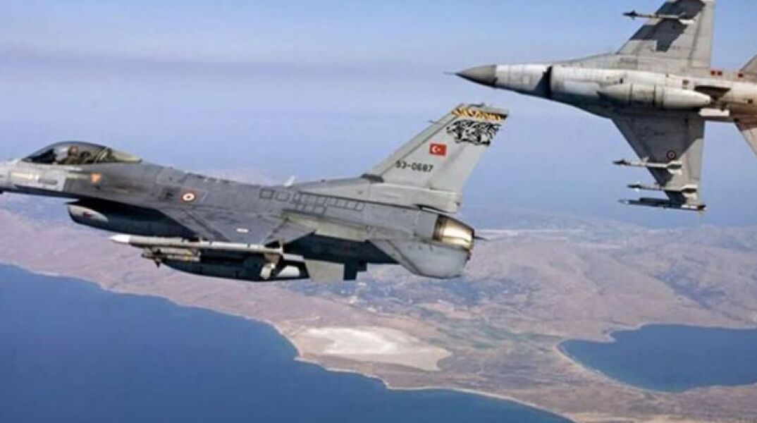 Τουρκικά F-16 πάνω από το Αιγαίο 