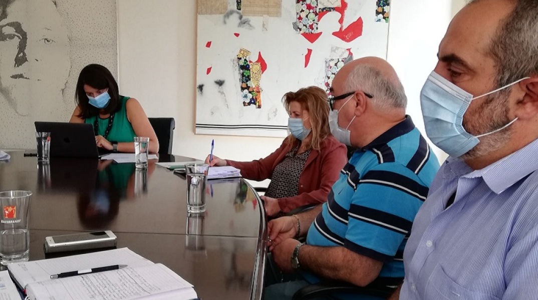 Νίκη Κεραμέως με την αντιπροσωπεία της ΕΣΑμεΑ