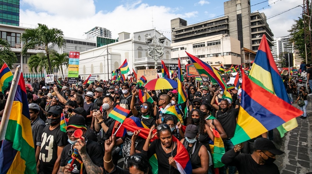 Μαυρίκιος - Διαδήλωση