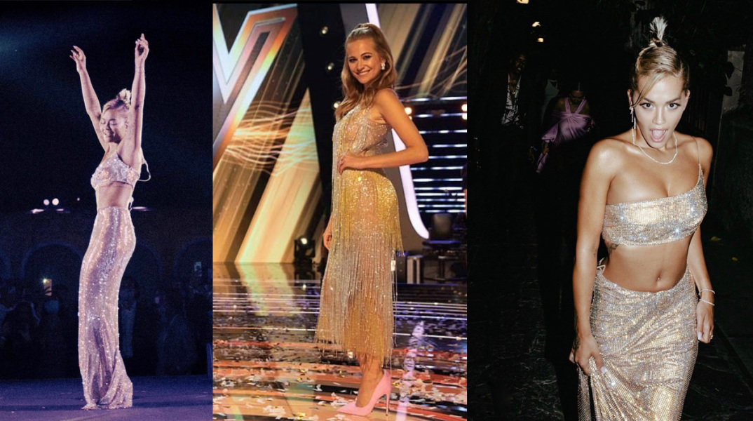 Rita Ora και Pixie Lott εμφανίστηκαν με σύνολο Celia Kritharioti