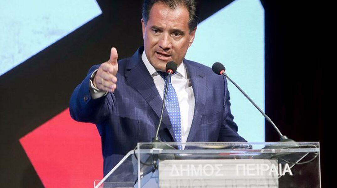 Ο υπουργός Ανάπτυξης και Επενδύσεων, Άδωνις Γεωργιάδης