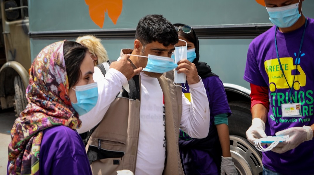 Έλεγχοι στο ΚΥΤ της Μόριας στη Λέσβο 