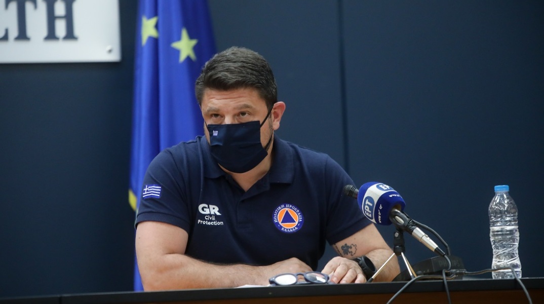 Ο υφυπουργός Πολιτικής Προστασίας, Νίκος Χαρδαλιάς