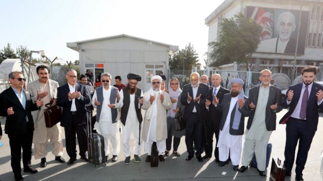 Η ομάδα διαπραγμάτευσης της αφγανικής κυβέρνησης 