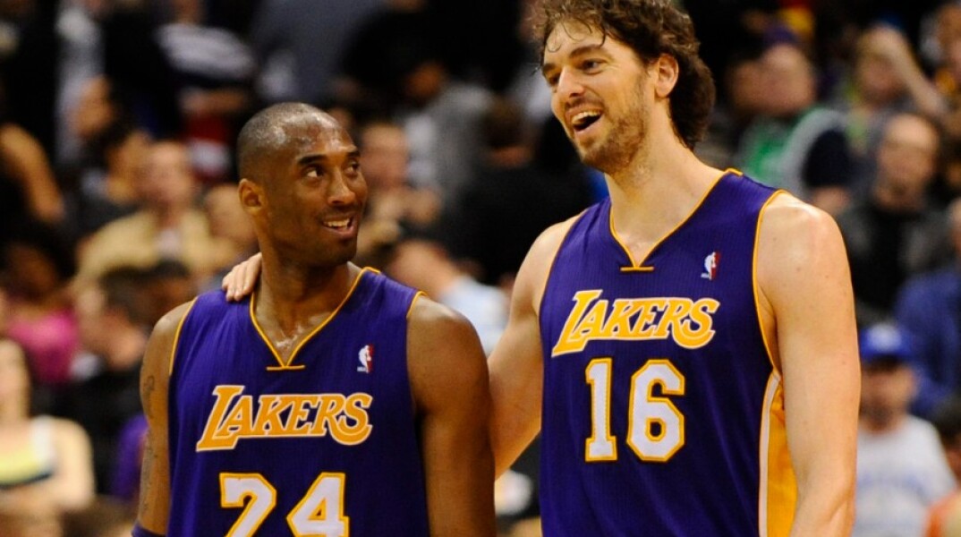 Ο Κόμπι Μπράιαντ και ο Πάου Γκασόλ