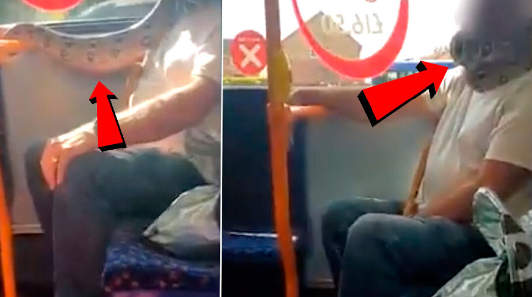 Στη Μεγάλη Βρετανία ένας επιβάτης αντί να φορέσει μάσκα έβαλε ένα φίδι στον λαιμό και μπήκε σε λεωφορείο στο Μάντσεστερ