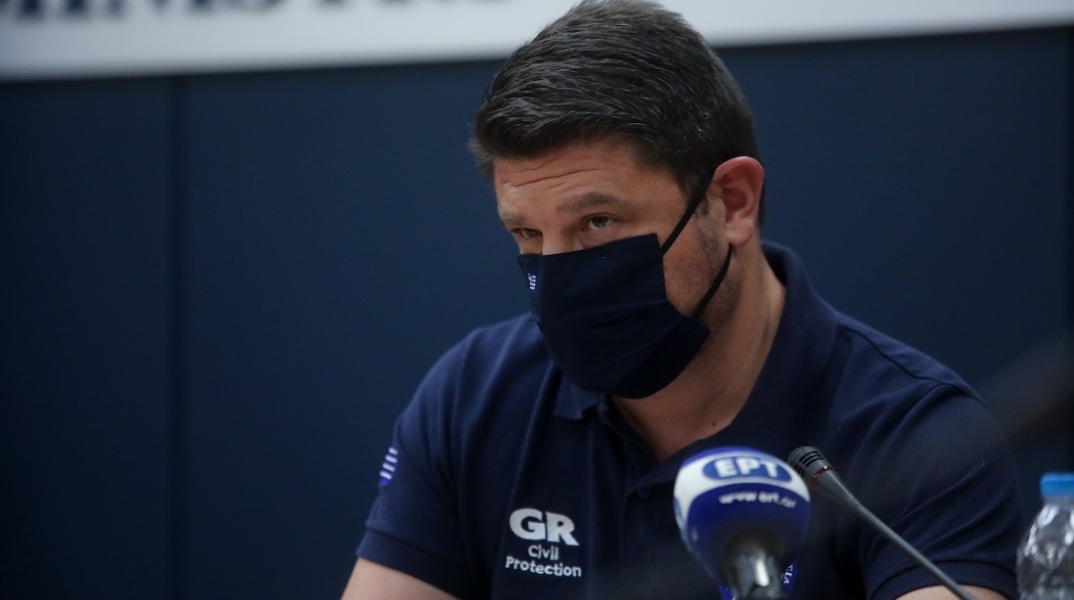 Ο υφυπουργός Πολιτικής Προστασίας, Νίκος Χαρδαλιάς