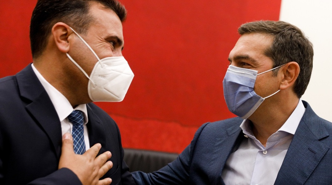 Συνάντηση Ζόραν Ζάεφ - Αλέξη Τσίπρα