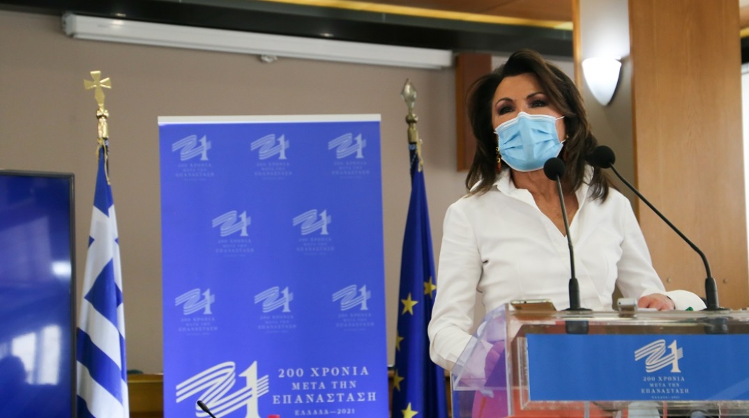 Η Γιάννα Αγγελοπούλου, πρόεδρος της επιτροπής «Ελλάδα 2021»
