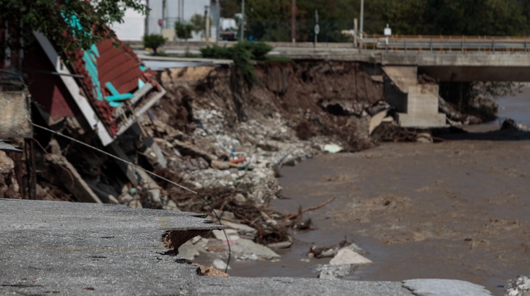 Καταστροφές από την κακοκαιρία στην Καρδίτσα