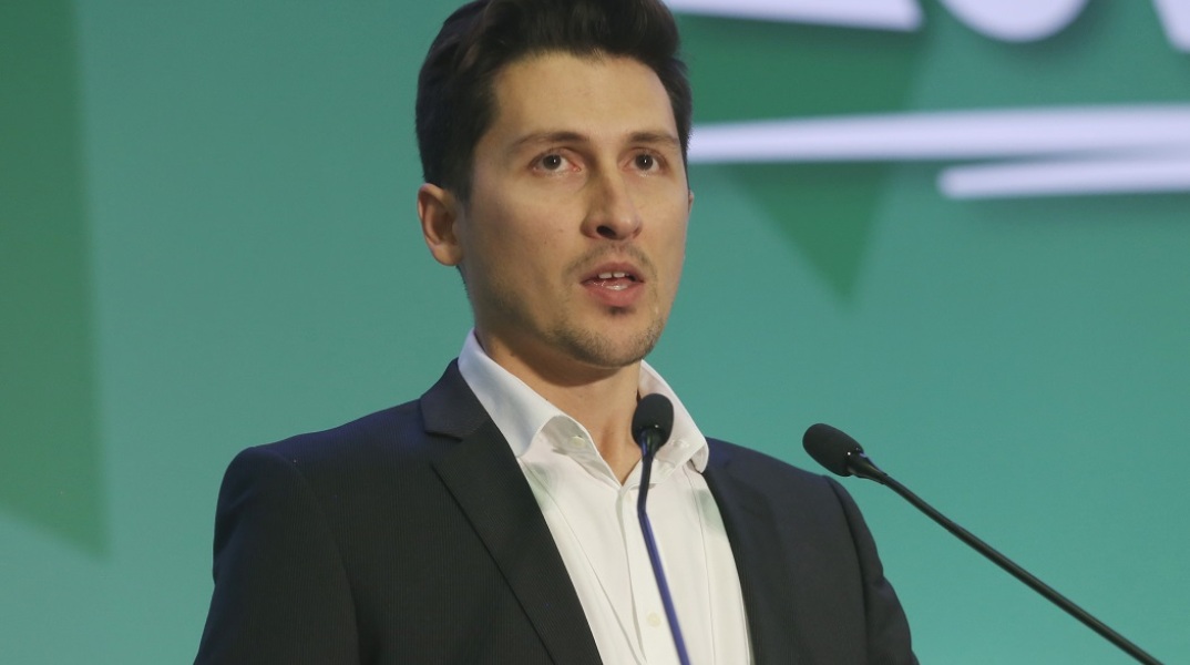 Ο εκπρόσωπος Τύπου του ΚΙΝΑΛ, Παύλος Χρηστίδης 