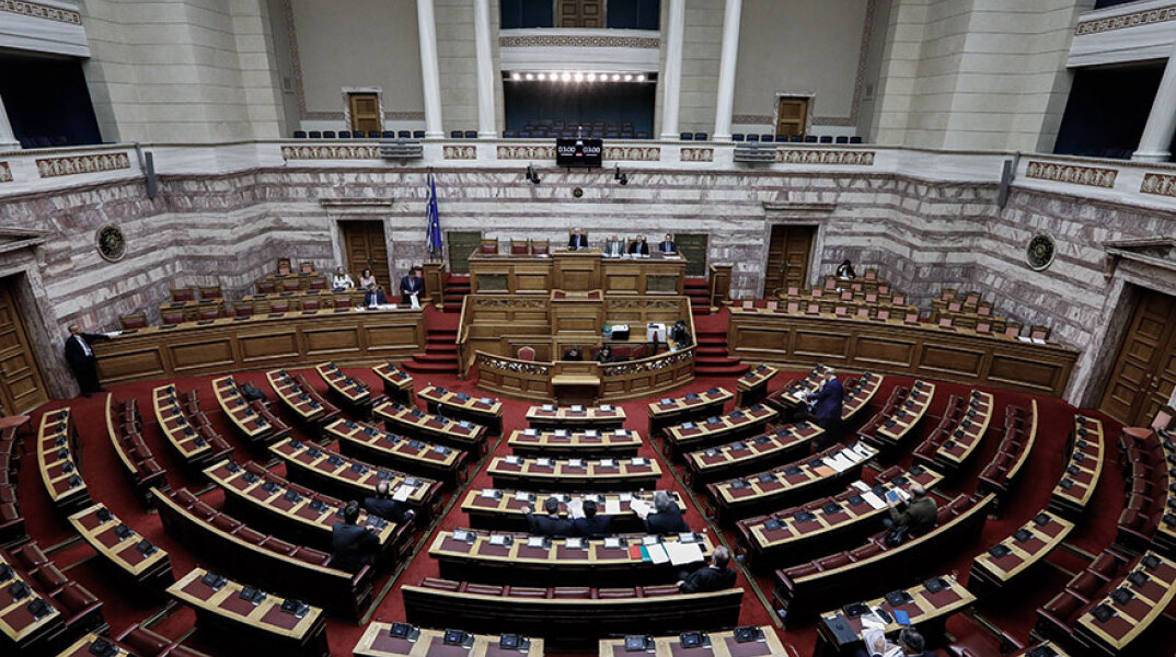 Γενική άποψη της ελληνικής Βουλής
