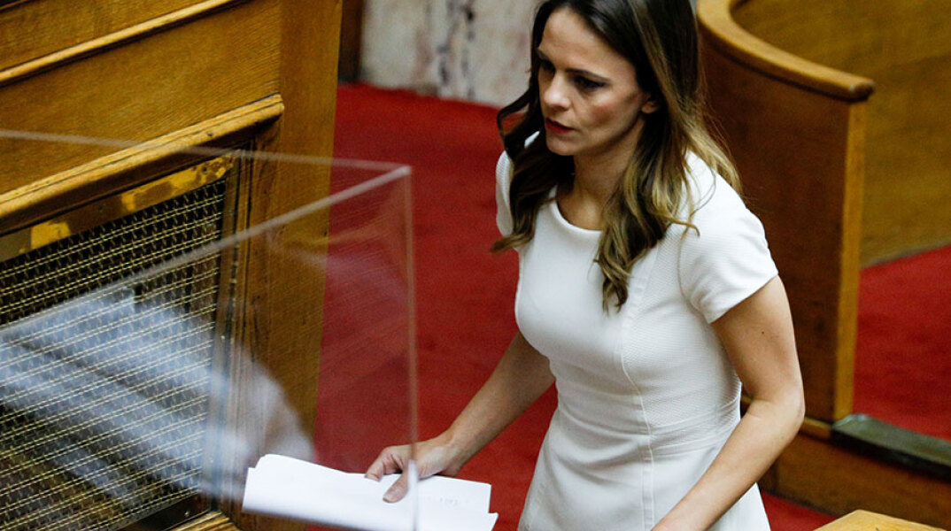 Η τομεάρχης Οικονομικών του ΣΥΡΙΖΑ Έφη Αχτσιόγλου