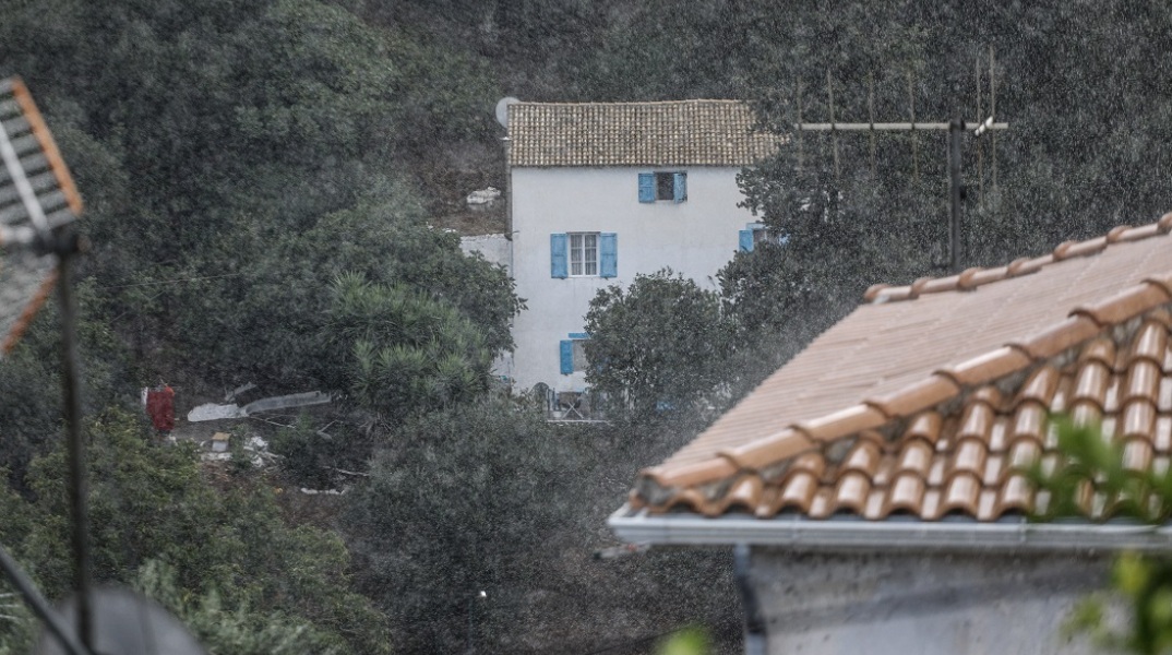 Βροχή στην Κέρκυρα