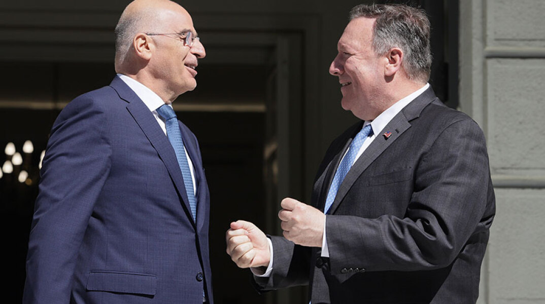 Ο Νίκος Δένδιας με τον Μάικ Πομπέο σε παλαιότερη συνάντηση