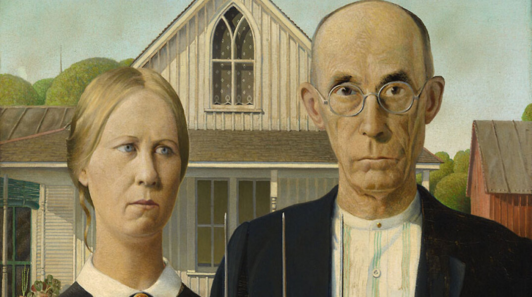 Grant Wood, «American Gothic»