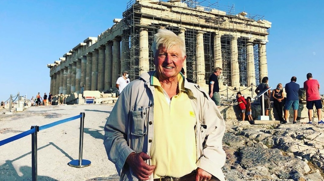 Ο Στάνλεϊ Τζόνσον στην Ακρόπολη