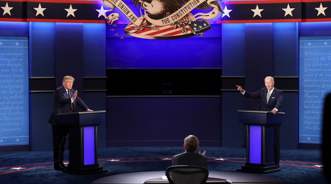 Debate Ντόναλντ Τραμπ- Τζο Μπάιντεν