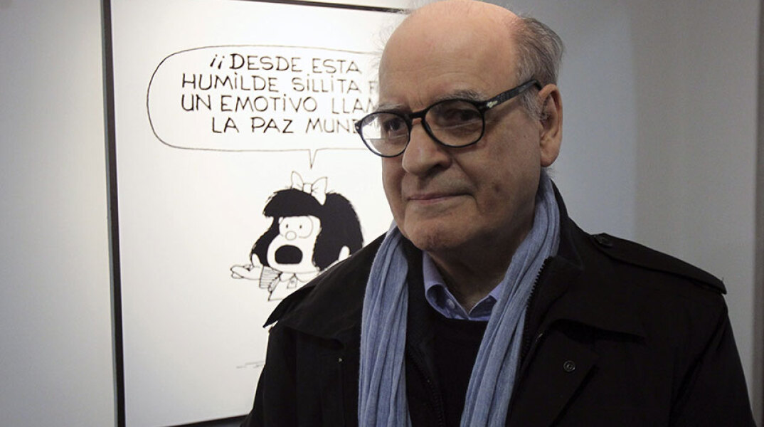 O Κίνο, ο Αργεντίνος σκιτσογράφος που δημιούργησε τη Μαφάλντα, πέθανε σε ηλικία 88 ετών