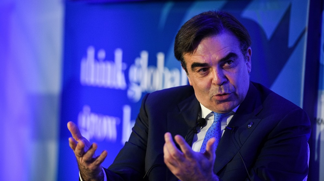 Ο αντιπρόεδρος της Ευρωπαϊκής Επιτροπής, Μαργαρίτης Σχοινάς