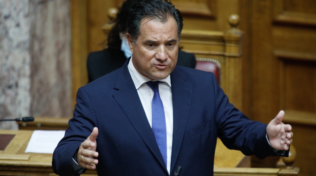Ο υπουργός Ανάπτυξης και Επενδύσεων, Άδωνις Γεωργιάδης 