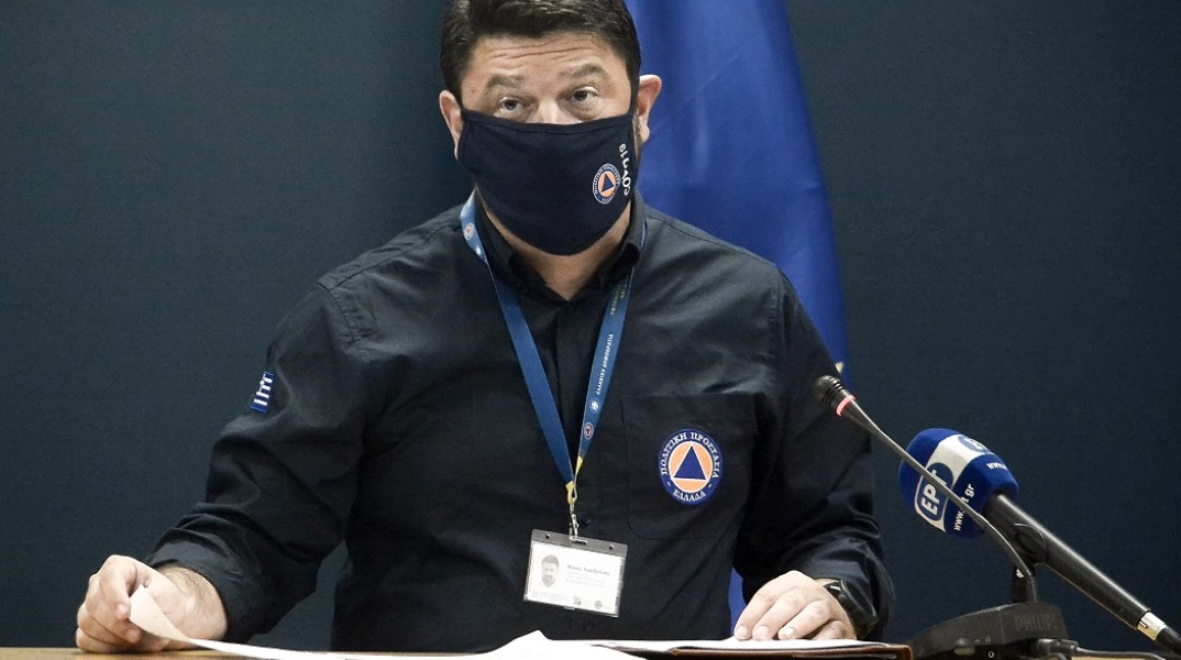 Ο υφυπουργός Πολιτικής Προστασίας, Νίκος Χαρδαλιάς