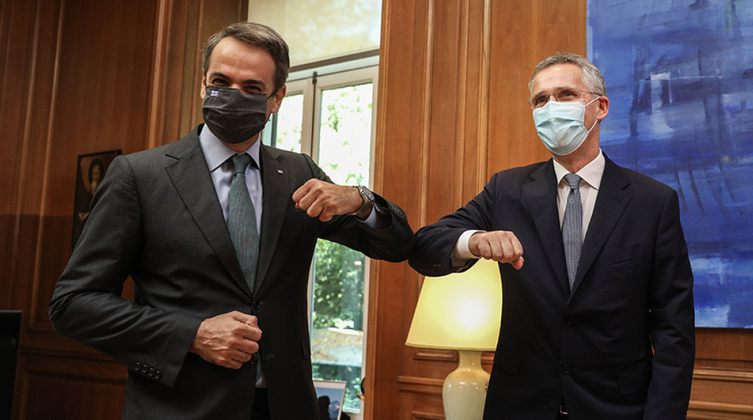 ΣΥΝΑΝΤΗΣΗ ΤΟΥ ΠΡΩΘΥΠΟΥΡΓΟΥ ΚΥΡ. ΜΗΤΣΟΤΑΚΗ ΜΕ ΤΟΝ Γ.Γ. ΤΟΥ ΝΑΤΟ Γ. ΣΤΟΛΤΕΝΜΠΕΡΓΚ 