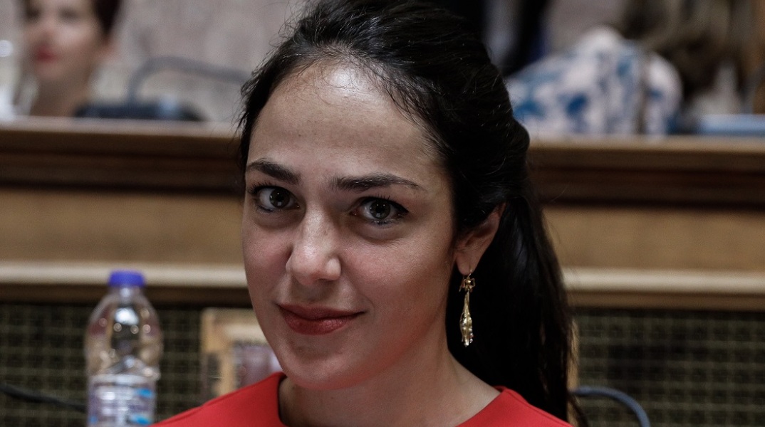 Η υφυπουργός Εργασίας και Κοινωνικών Υποθέσεων, Δόμνα Μιχαηλίδου