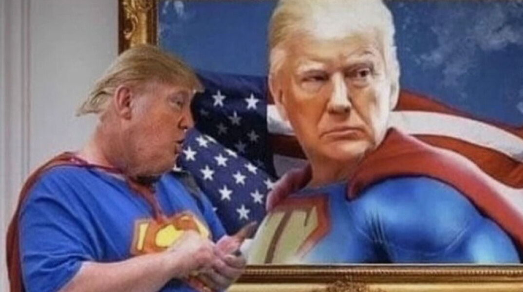 Ο Ντόναλντ Τραμπ ως... Superman σε καυστική ανάρτηση στο Twitter