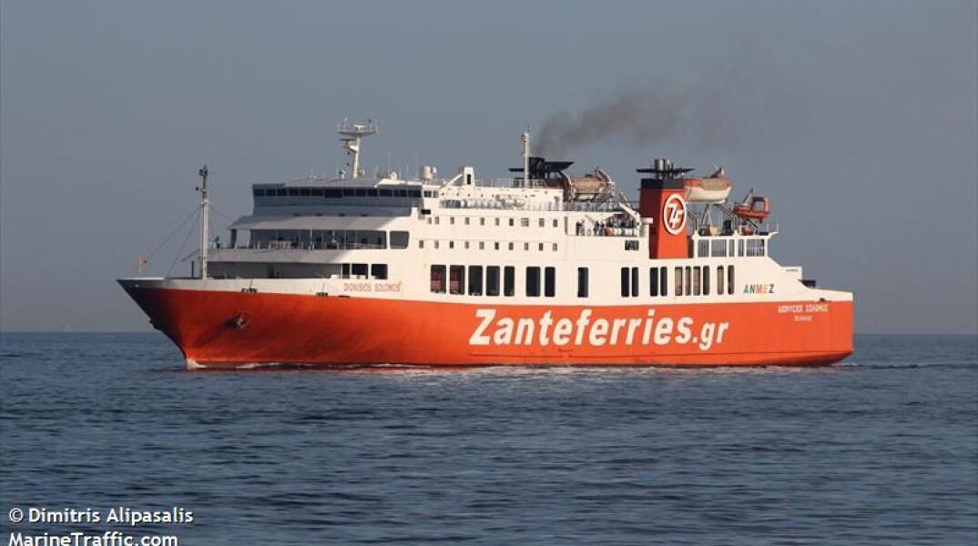 Το πλοίο «Διονύσιος Σολωμός»