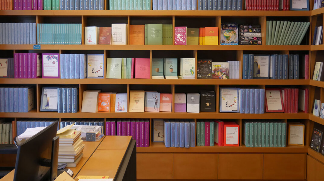 Το βιβλιοπωλείο των Πανεπιστημιακών Εκδόσεων Κρήτης