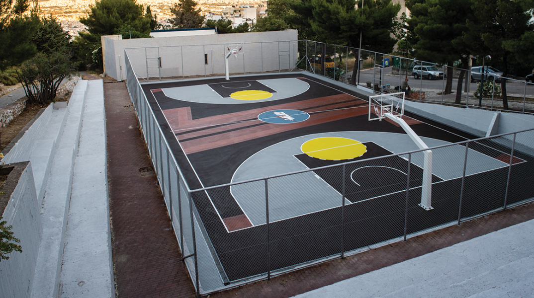 Το γήπεδο Μπάσκετ της Αγίας Βαρβάρας