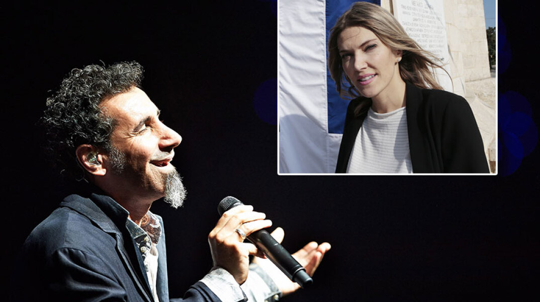 O Serj Tankian, τραγουδιστής των System of a Down - Στην ένθετη η Εύα Καϊλή