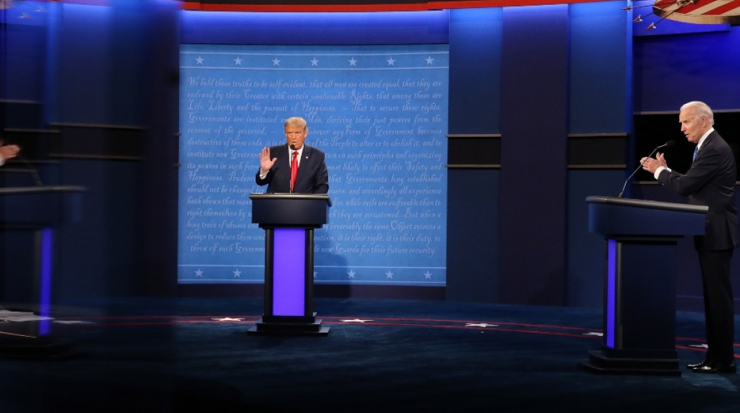 Ντόναλντ Τραμπ και Τζο Μπάιντεν στο δεύτερο debate πριν τις αμερικανικές εκλογές