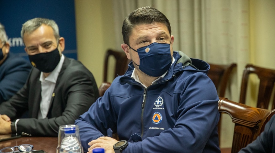 Ο υφυπουργός Πολιτικής Προστασίας, Νίκος Χαρδαλιάς