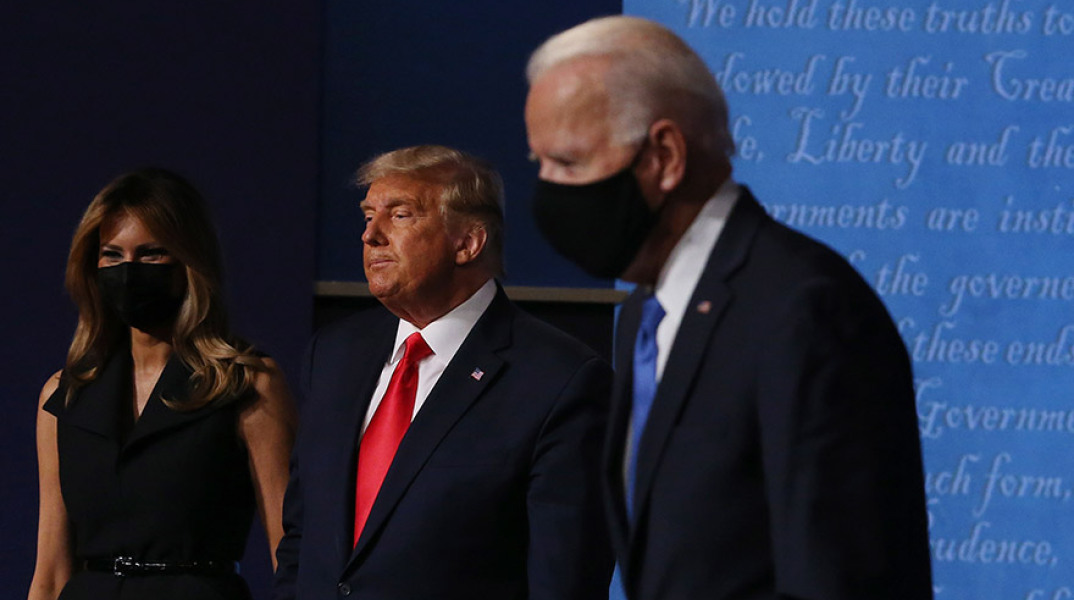 Μελάνια Τραμπ - Ντόναλντ Τραμπ - Τζο Μπάιντεν