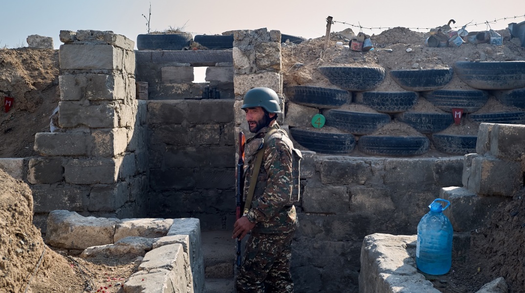 Αρμένιος στρατιώτης στο Ναγκόρνο-Καραμπάχ