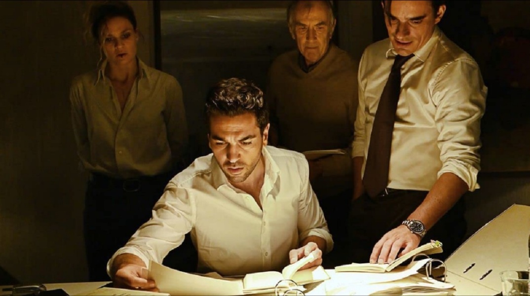 Οι Peter Prager, Hannes Wegener, Elyas M'Barek, Pia Stutzenstein στην ταινία «Υπόθεση Κολίνι»