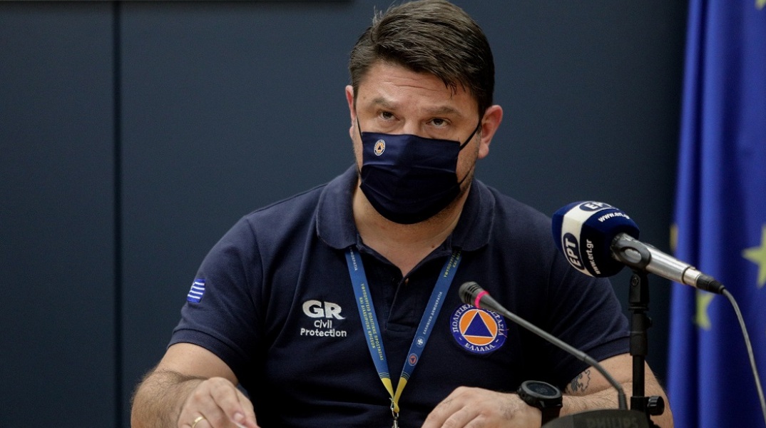 Ο υφυπουργός Πολιτικής Προστασίας, Νίκος Χαρδαλιάς