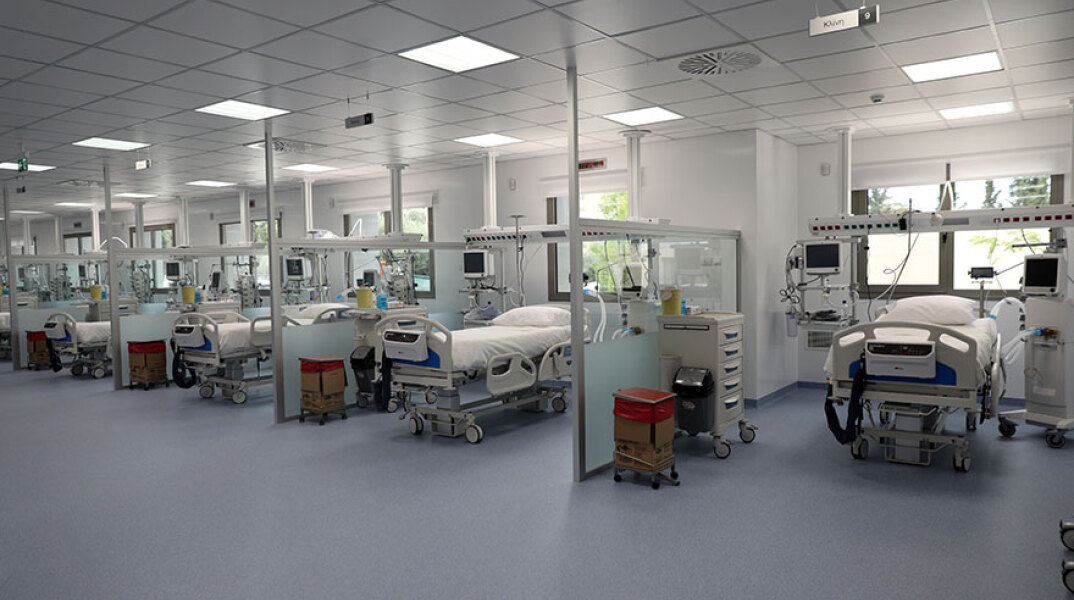 Η νέα πτέρυγα με τις 50 κλίνες ΜΕΘ για τον κορωνοϊό στο νοσοκομείο «Σωτηρία»
