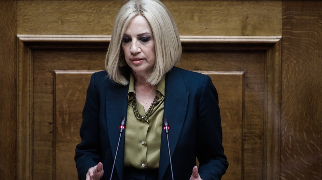 Η πρόεδρος του ΚΙΝΑΛ, Φώφη Γεννηματά 