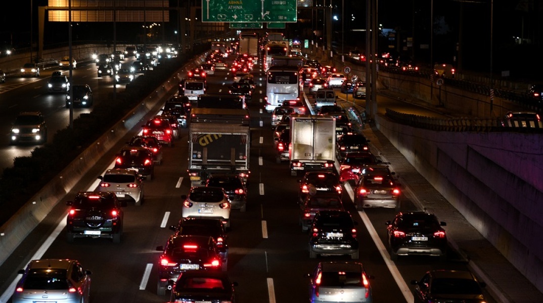 Μποτιλιάρισμα στην Αθηνών - Λαμίας